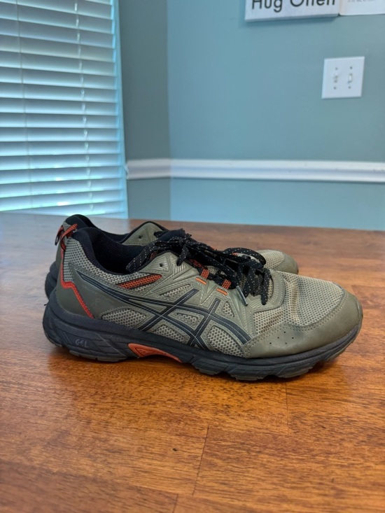 Asics Other - ASICS Gel-Venture 8 Mantle Green Black Men's Size 10.5 Trail Running Shoes